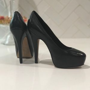 5” Leather Korsi Platform Pumps